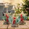 3 pieces. Metal Christmas Candle Holder Christmas Mantel Decorations Tabletop Centerpieces Reindeer Snowflake Star Iron Candle Holders for Thanksgiving Party Fireplace Dining Holiday Home